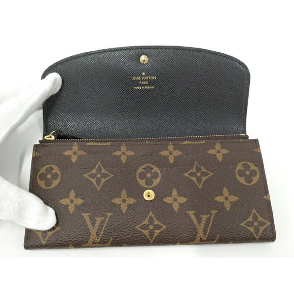 Louis Vuitton Monogram Reverse Portefeuille Emily Bifold Long Wallet - Picture 2 of 9